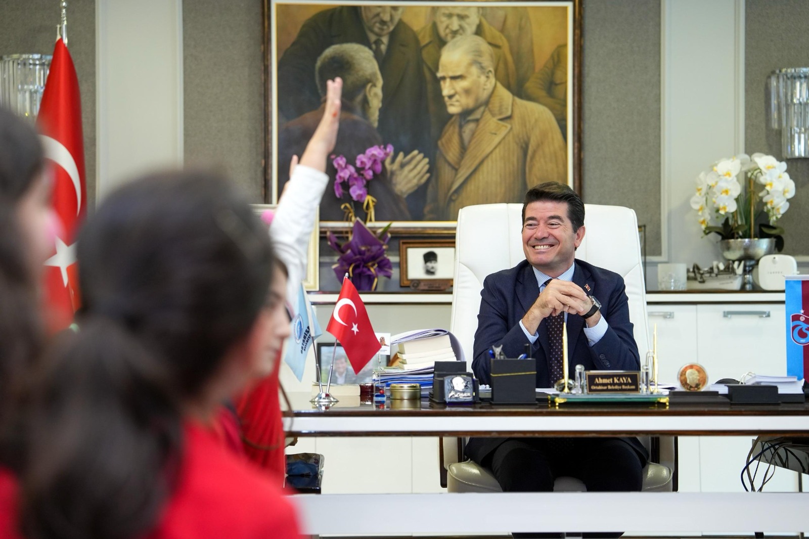 ÖĞRENCİLER, BAŞKAN KAYA’NIN MİSAFİRİ OLDU