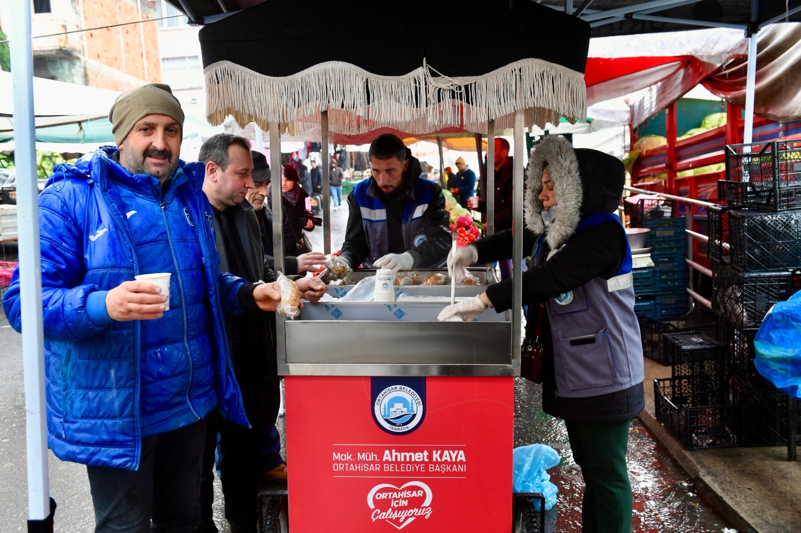 ORTAHİSAR BELEDİYESİ’NDEN SOĞUK GÜNLERE SICAK DOKUNUŞ