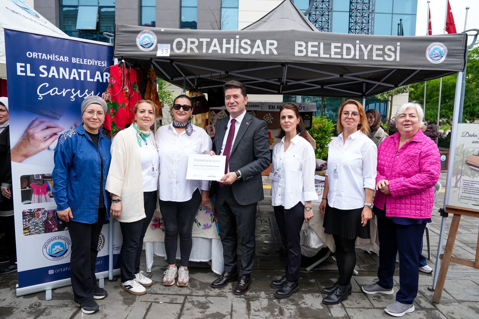 ORTAHİSAR’DA YIL BOYU VERİLEN EMEKLER, SERGİYE DÖNÜŞTÜ