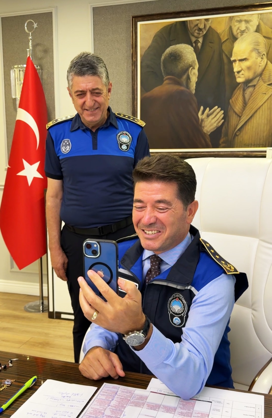 BAŞKAN KAYA, EMEKLİ ZABITA MEMURUNA SÜRPRİZ YAPTI